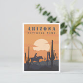 Nationalpark Arizona Postkarte (Stehend Vorderseite)