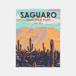 Nationalpark Arizona Wasson Peak Vintag Fleecedecke