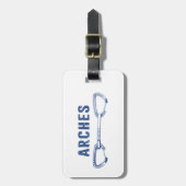 Nationalpark Arkadengarten Gepäckanhänger (Vorderseite vertikal)