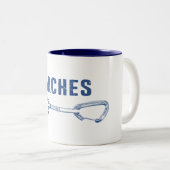 Nationalpark Arkadengarten Zweifarbige Tasse (VorderseiteRechts)