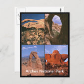 Nationalpark Arktis Nationalpark Sandstone Aches F Postkarte (Vorne/Hinten)