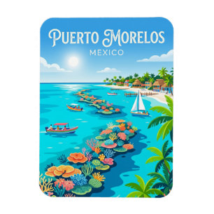 Nationalpark Arrecife de Puerto Morelos Mexiko Magnet