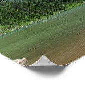 Nationalpark Avalanche Lake Glacier Poster (Ecke)