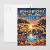 Nationalpark Bamingui-Bangoran Postkarte (Vorne/Hinten)