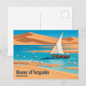 Nationalpark Banc d'Arguin Mauretanien Postkarte (Vorne/Hinten)
