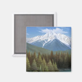Nationalpark Banff, Alberta, Kanada. Magnet (Vorderseite/Rückseite)