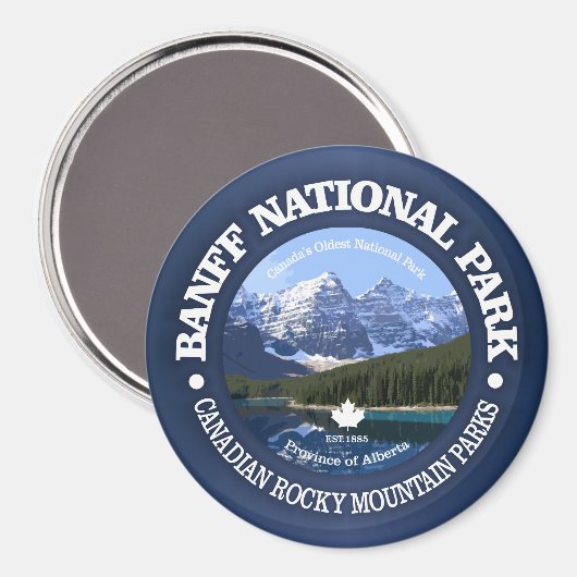 Nationalpark Banff (C) Magnet (Vorderseite/Rückseite)