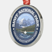 Nationalpark Banff (C) Silbernes Ornament (Links)