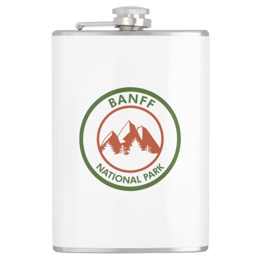 Nationalpark Banff Flachmann (Vorderseite)