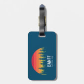 Nationalpark Banff Gepäckanhänger (Rückseite vertikal)