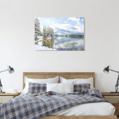 Nationalpark Banff im Winter Leinwanddruck (Insitu (Schlafzimmer))