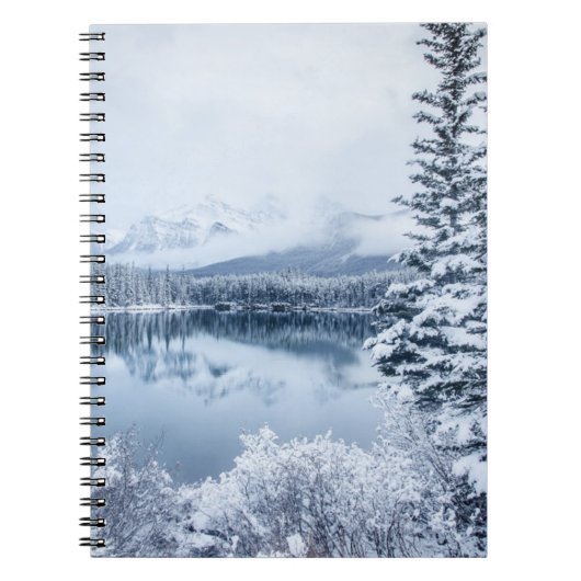 Nationalpark Banff im Winter Notizblock (Vorderseite)