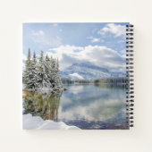 Nationalpark Banff im Winter Notizblock (Rückseite)