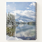 Nationalpark Banff im Winter Notizblock (Rückseite)