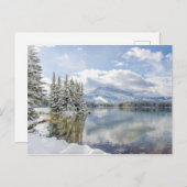 Nationalpark Banff im Winter Postkarte (Vorne/Hinten)