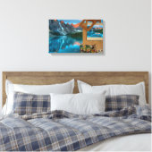 Nationalpark Banff Leinwanddruck (Insitu (Schlafzimmer))