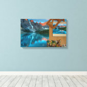 Nationalpark Banff Leinwanddruck (Insitu (Holzboden))