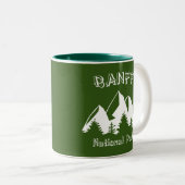 Nationalpark Banff Zweifarbige Tasse (VorderseiteRechts)