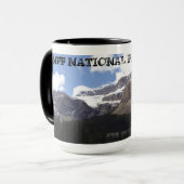 Nationalpark Banffs - Hahnenfuß-Gletscher Tasse (Vorderseite Links)