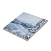 Nationalpark Banffs im Winter Fliese (Seite)