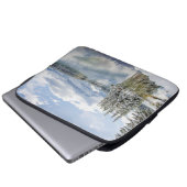 Nationalpark Banffs im Winter Laptopschutzhülle (Vorne Knopf)