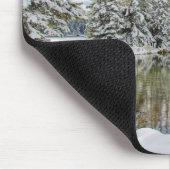 Nationalpark Banffs im Winter Mousepad (Ecke)