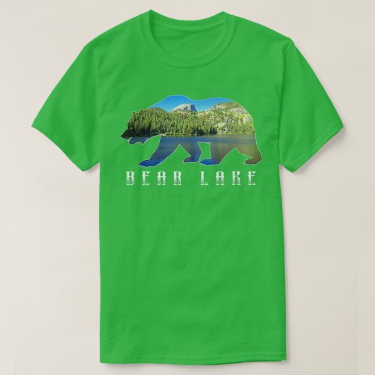Nationalpark Bären See Landschaft Idaho Utah T-Shirt (Design vorne)