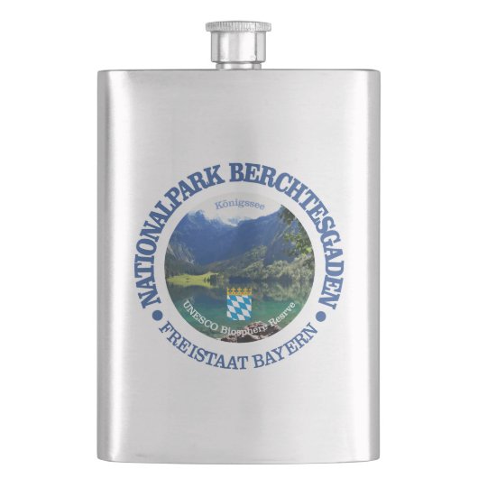 Nationalpark Berchtesgaden Flachmann (Vorderseite)