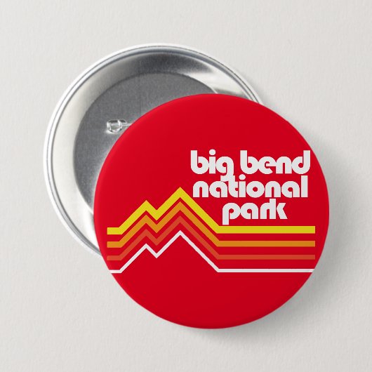Nationalpark Big Bend Button (Vorne & Hinten)