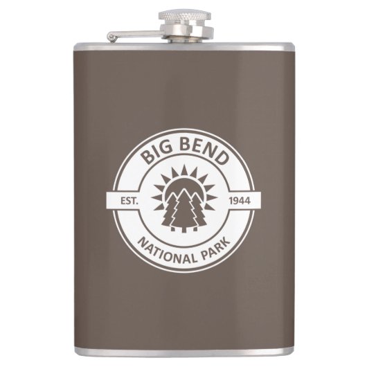 Nationalpark Big Bend Flachmann (Vorderseite)