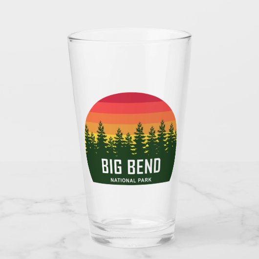 Nationalpark Big Bend Glas (Vorderseite)