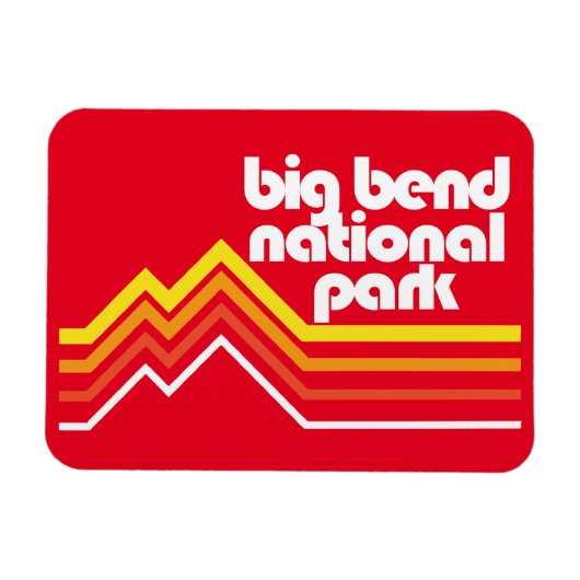 Nationalpark Big Bend Magnet (Horizontal)