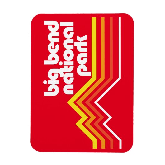 Nationalpark Big Bend Magnet (Vertikal)