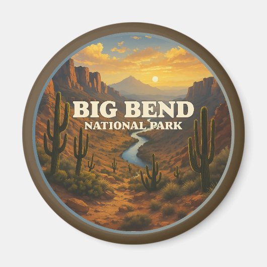 Nationalpark Big Bend Magnet (Vorne)