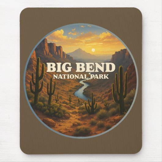 Nationalpark Big Bend Mousepad (Vorne)