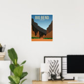 Nationalpark Big Bend Poster (Heimbüro)