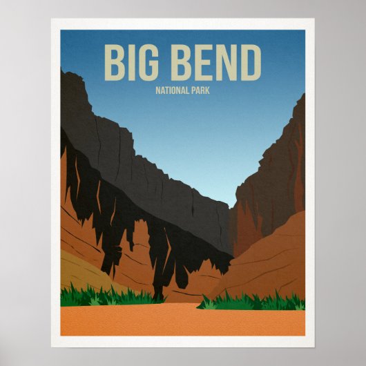 Nationalpark Big Bend Poster (Vorne)