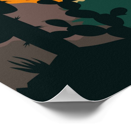 Nationalpark Big Bend Poster (Ecke)