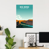 Nationalpark Big Bend Poster (Heimbüro)