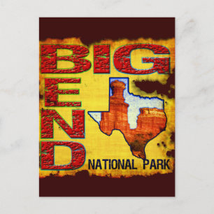 Nationalpark Big Bend Postkarte