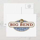 Nationalpark Big Bend Postkarte (Vorne/Hinten)