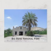 Nationalpark Big Bend Postkarte (Vorderseite)