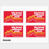 Nationalpark Big Bend Rechteckiger Aufkleber (Blatt)