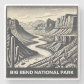 Nationalpark Big Bend Steinuntersetzer (Vorderseite)