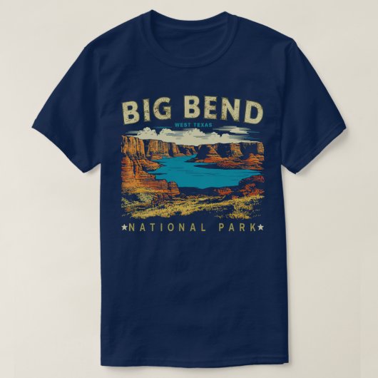 Nationalpark Big Bend T-Shirt (Design vorne)