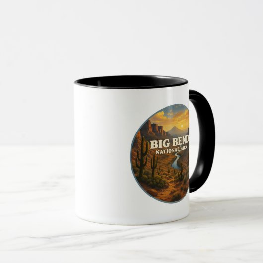 Nationalpark Big Bend Tasse (VorderseiteRechts)