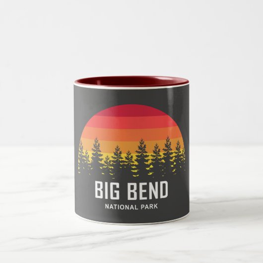 Nationalpark Big Bend Zweifarbige Tasse (Mittel)