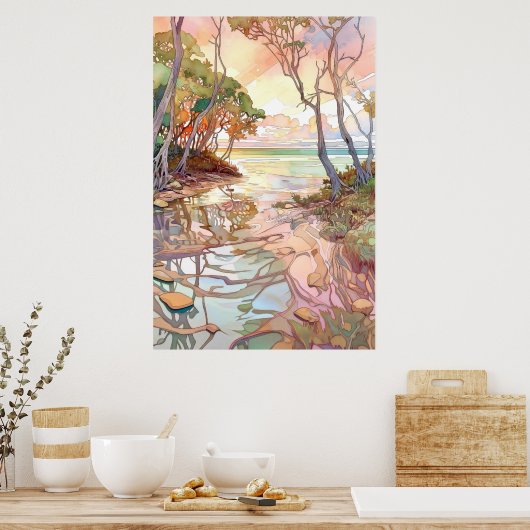 Nationalpark Biscayne Poster (Küche)