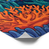 Nationalpark Biskaya Poster (Ecke)