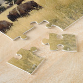 Nationalpark-Bison-Herde Puzzle (Seite)